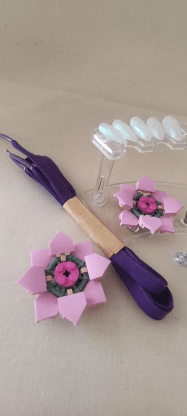 Ensemble violet blanc 