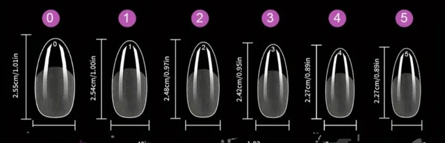 Press-on capsules amande moyenne
