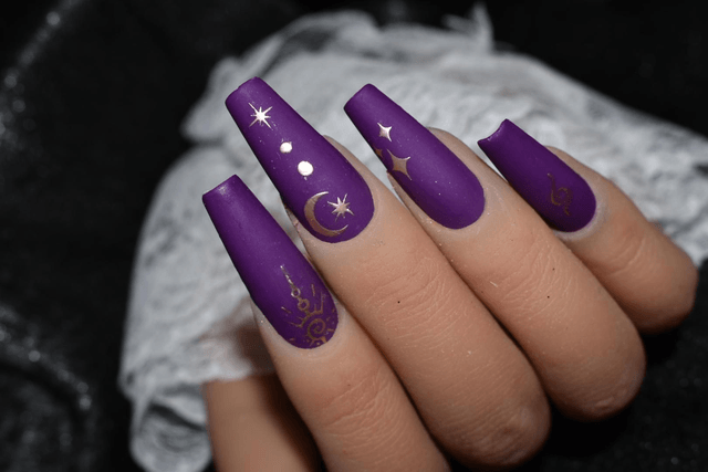 Violet arabesque taille 7