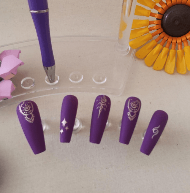 Ensemble violet blanc 
