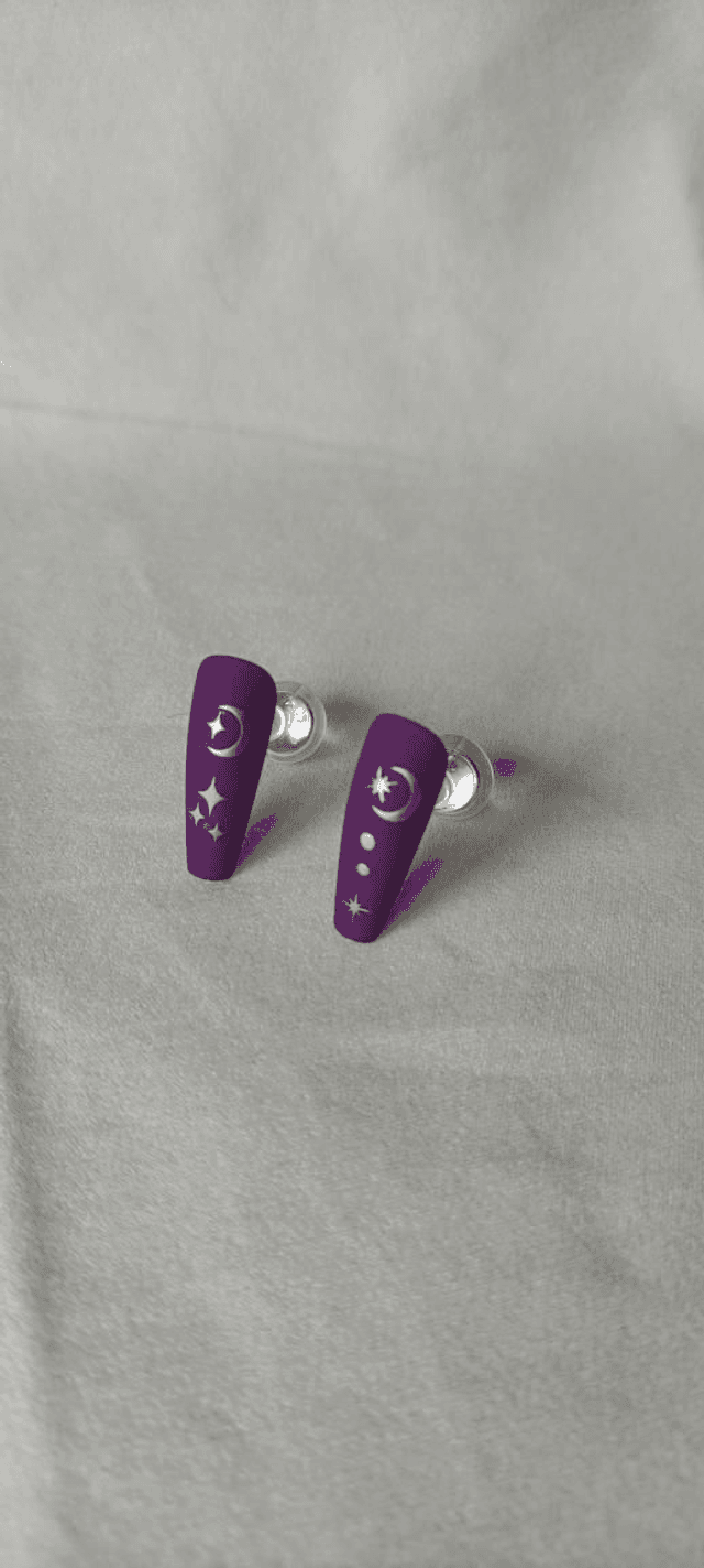 Violet arabesque taille 3